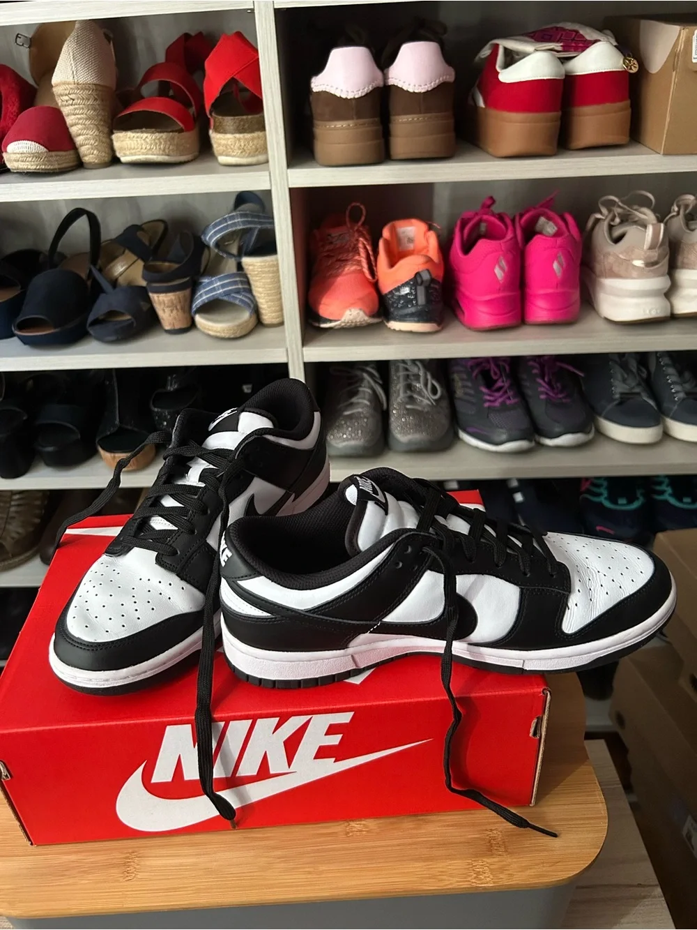Black and White Nike Low Top Dunks (Panda)